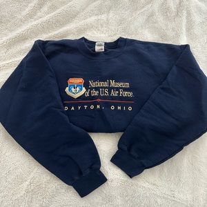 Supper cute oversized dark blue sweatshirt